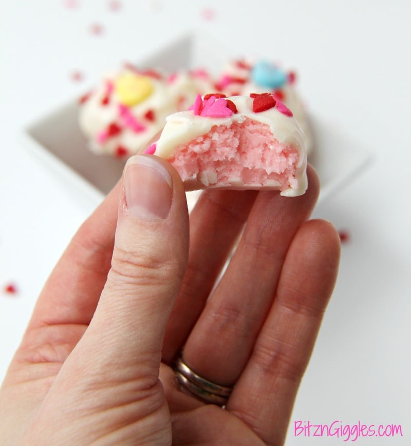 Strawberry JELL-O Truffles