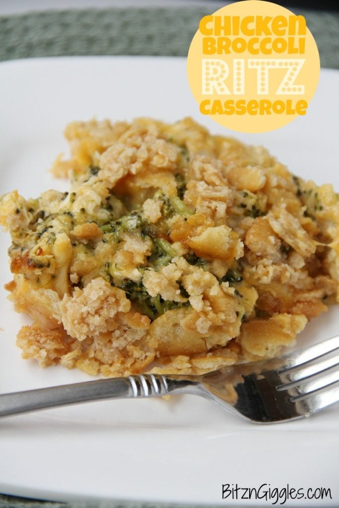 Brocolli Rizz Chicken Broccoli Ritz Casserole