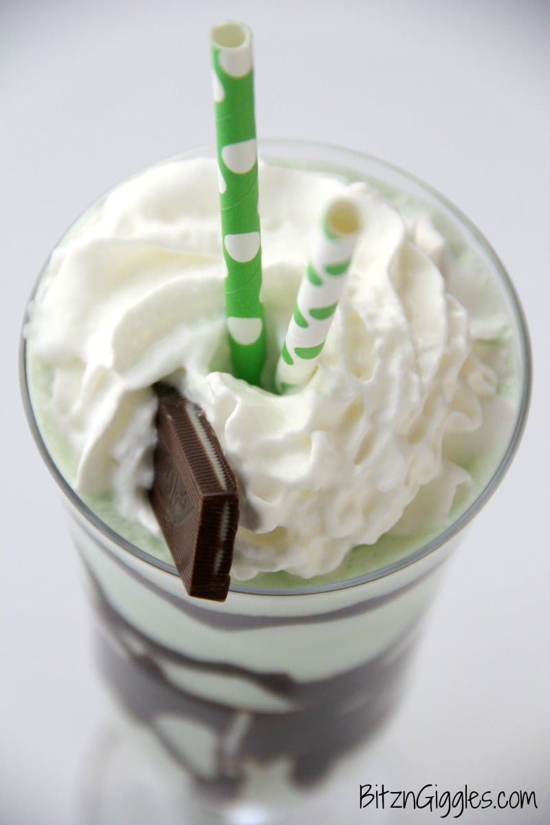 Grasshopper Ice Cream Drink