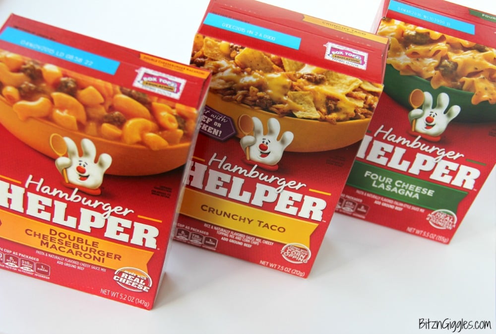 Hamburger Helper Casserole - A delicious, hearty casserole that goes together in minutes with the help of Hamburger Helper!