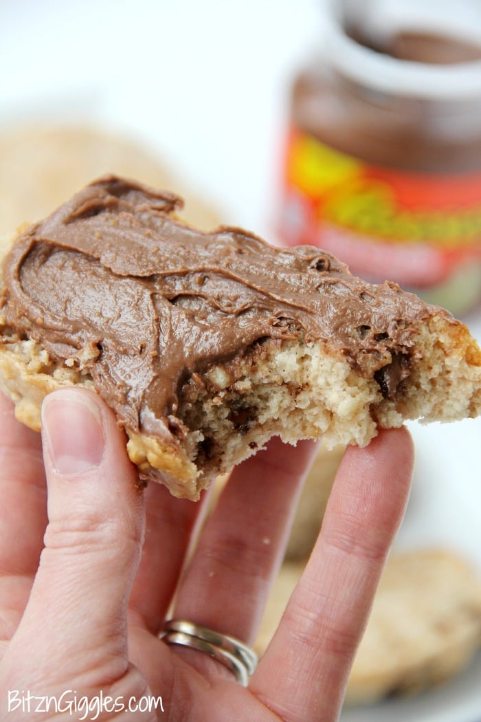 Peanut Butter Panic Ice Cream Bread - A sweet peanut butter dessert bread made with only two ingredients and covered with a chocolate peanut butter spread!