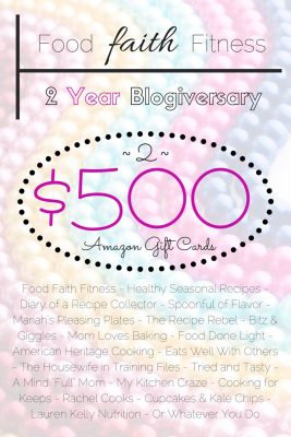 A Blogiversary Celebration & $1,000 Giveaway
