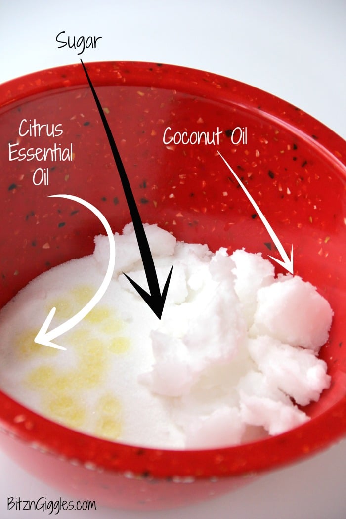 Silky Smooth Legs Sugar Scrub - Apply a small amount of this scrub before shaving for silky, smooth legs year round!