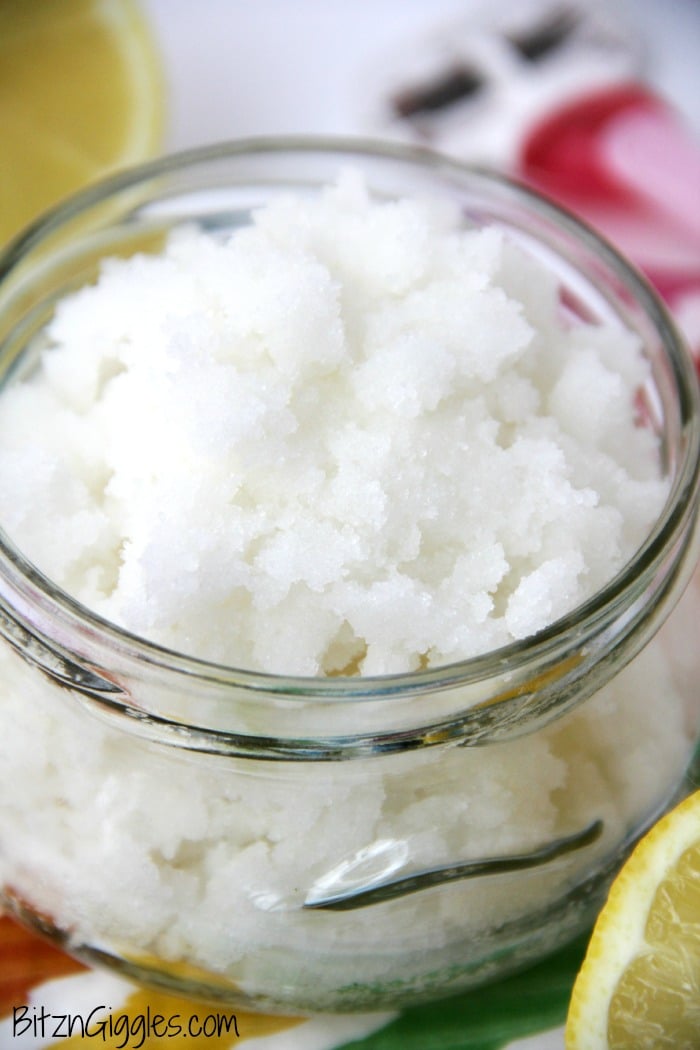 Silky Smooth Legs Sugar Scrub - Apply a small amount of this scrub before shaving for silky, smooth legs year round!