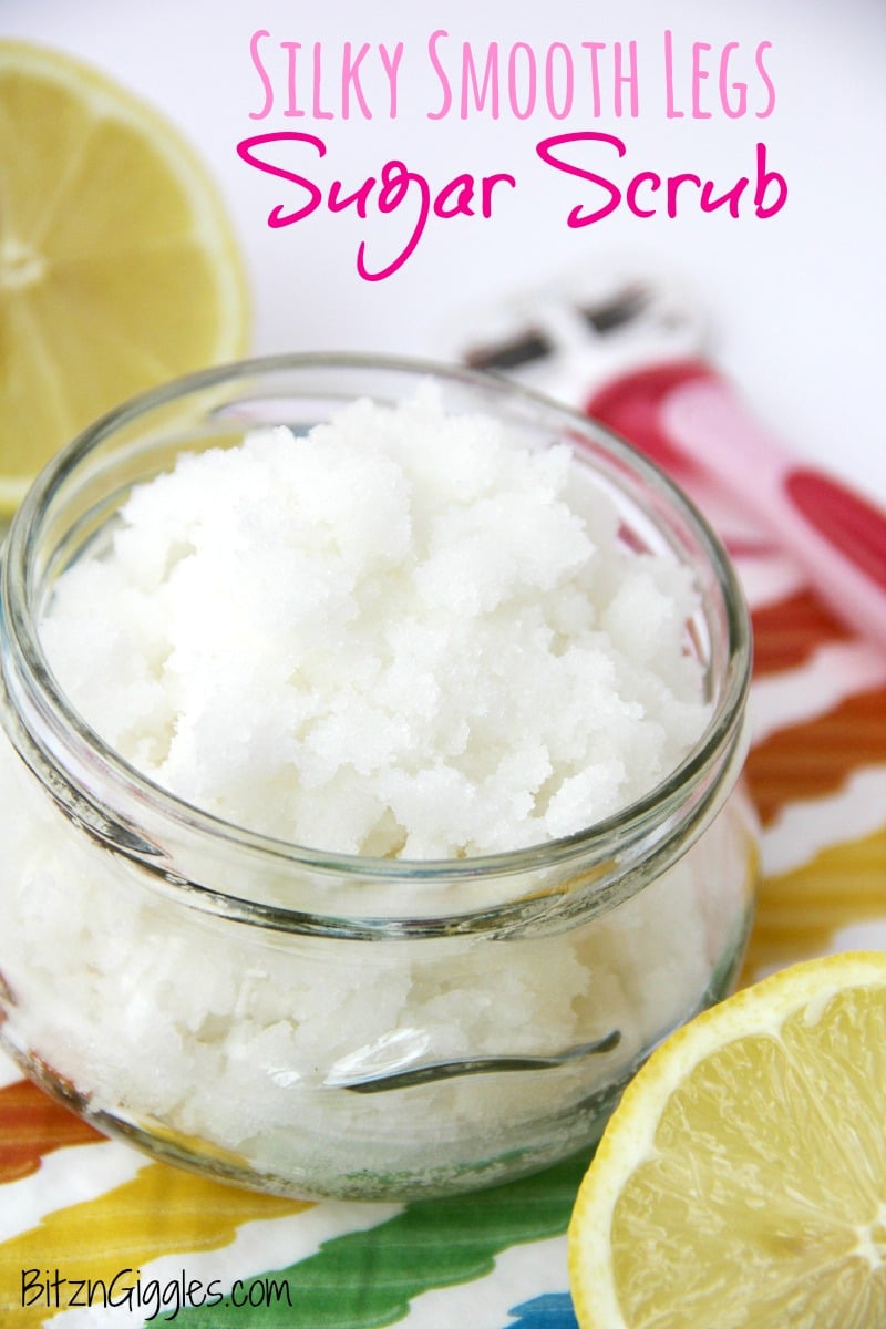 Silky Smooth Legs Sugar Scrub - Apply a small amount of this scrub before shaving for silky, smooth legs year round!