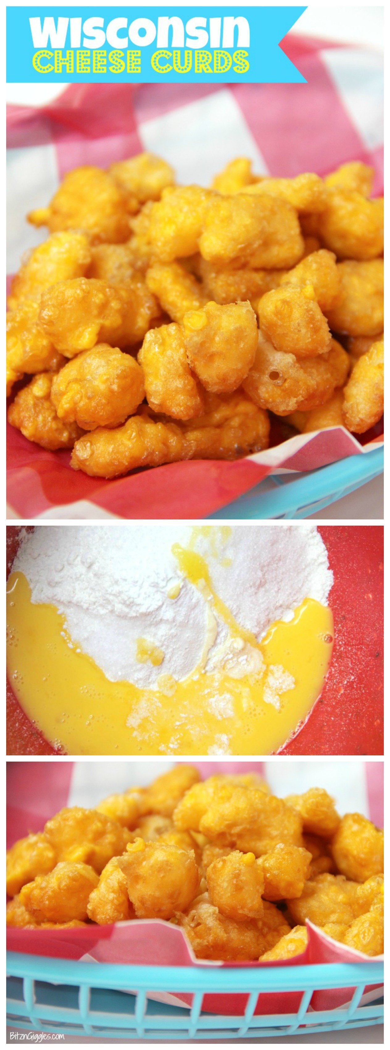 Wisconsin Cheese Curds - Fresh squeaky cheese curds, dipped into a beer batter and deep fried to perfection. A delicious Wisconsin tradition!