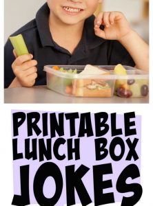 Printable Lunch Box Jokes - 10 printable joke cards perfect for putting a smile on your child's face at school! Let them know you're thinking of them!