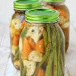 Overnight Pickled Vegetables - Perfectly pickled vegetables, great for eating alone or garnishing your Bloody Mary!