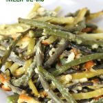 Cheesy, roasted green beans bursting with flavor the entire family will enjoy!