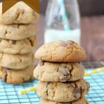 Chunky Dunks - Thick and chewy peanut butter and chocolate cookies perfect for milk dunking!