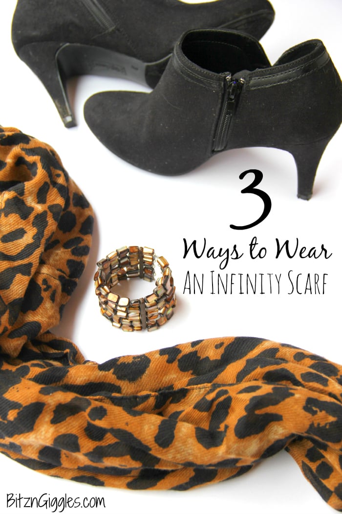 3 Ways to Wear an Infinity Scarf - 3 simple and easy ways to use an infinity scarf to dress up your outfit!