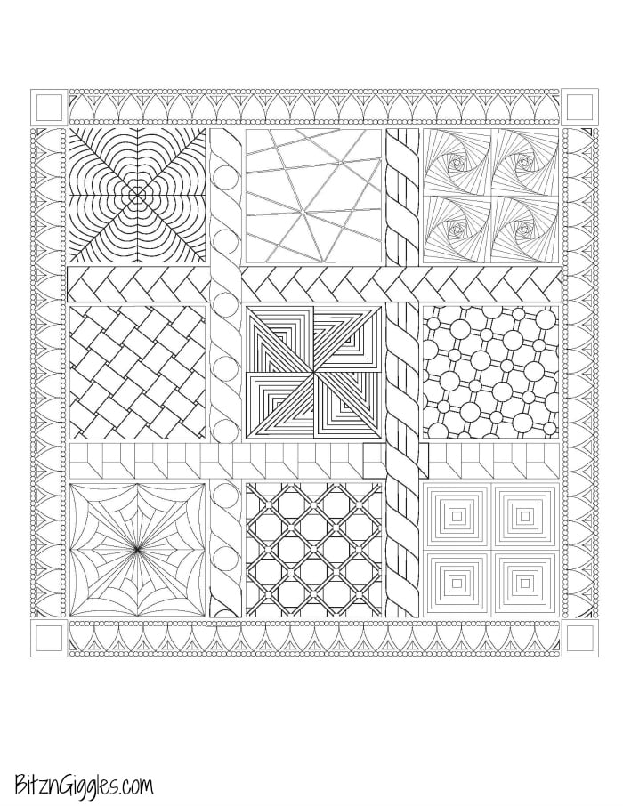 Free Printable Adult Coloring Pages - Two fun designs to choose from! A fun and relaxing experience when you need a little break!