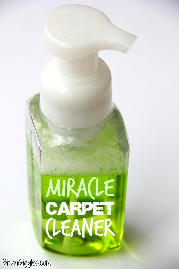 Miracle shop carpet cleaner