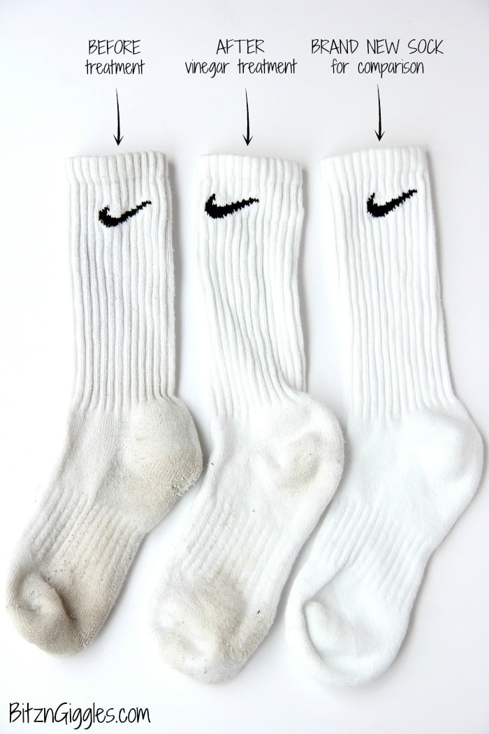 bleached nike socks