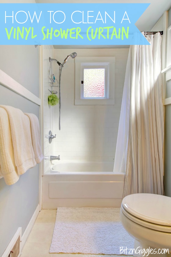 How To Clean A Vinyl Shower Curtain, How To Wash Plastic Shower Curtain Liners
