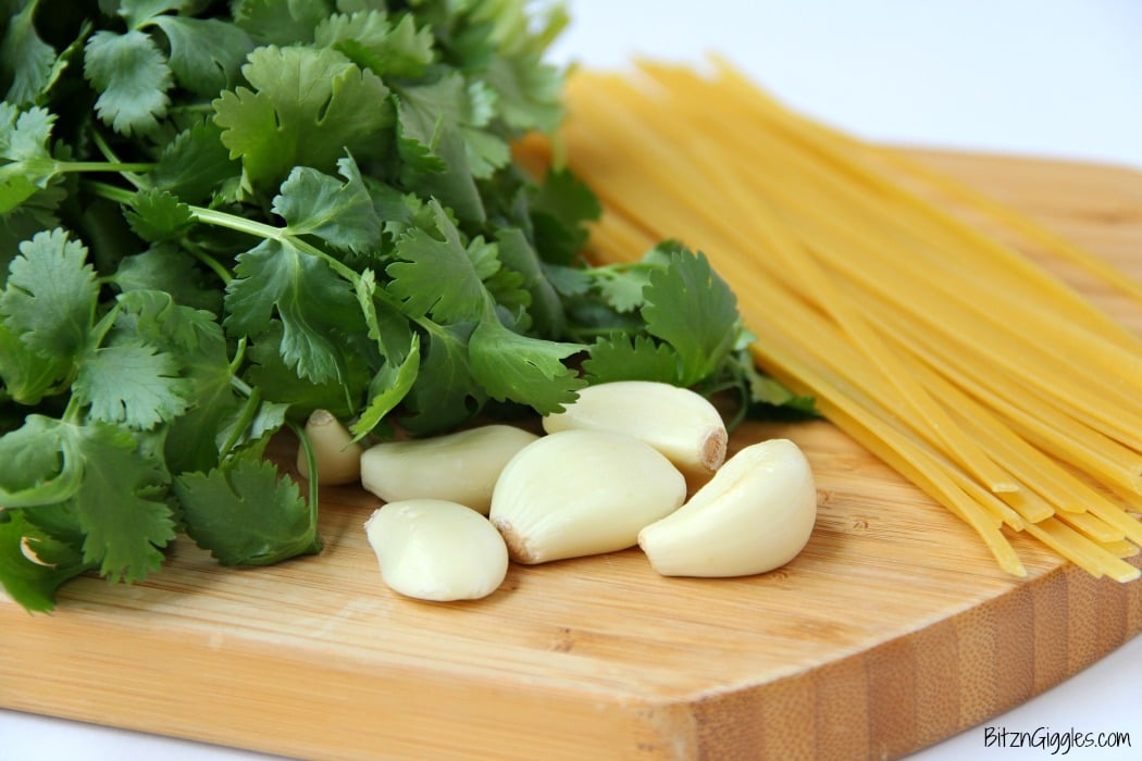 Lemon Garlic Fettuccine Pasta - lemon, garlic and red pepper flakes bring a punch of flavor to this quick and easy pasta recipe!