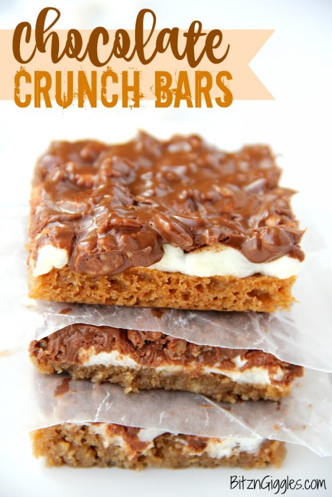 Chocolate Crunch Bars - Bitz & Giggles