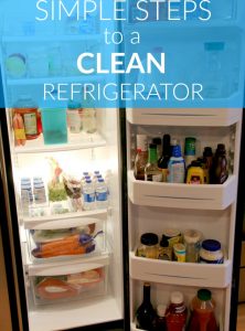 Simple Steps to a Clean Refrigerator - Deep cleaning and organizing the fridge isn't always a ton of fun but by following a few simple steps you'll be opening the door for friends and neighbors because you're proud of what's inside!