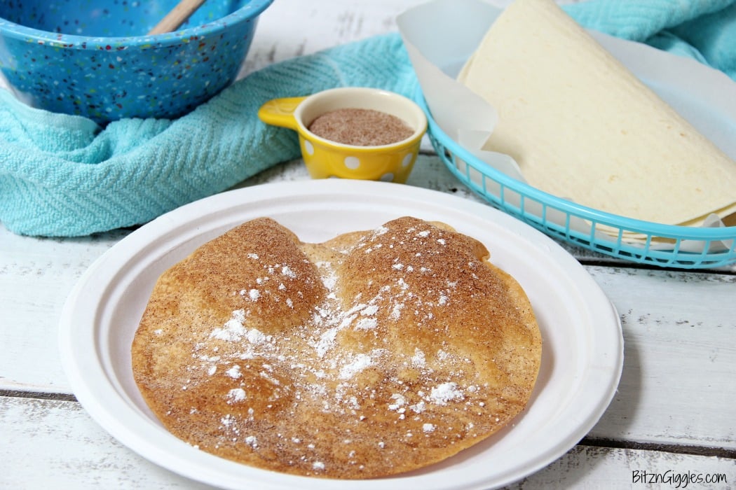 Easy Elephant Ears - All the goodness you get at the county fair just faster and easier!! You can make this treat in under 15 minutes!