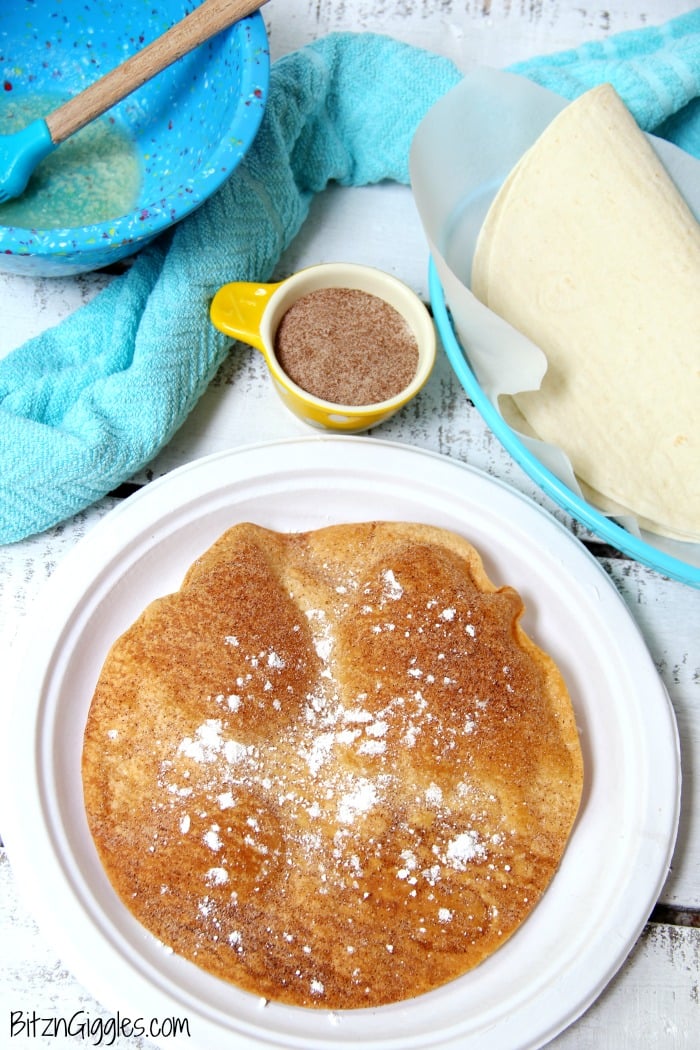 Easy Elephant Ears - All the goodness you get at the county fair just faster and easier!! You can make this treat in under 15 minutes!