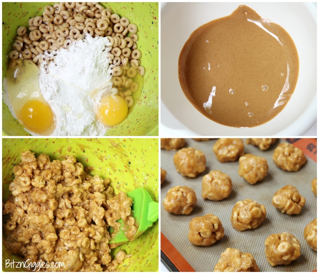 Homemade Peanut Butter Cheerio Dog Treats