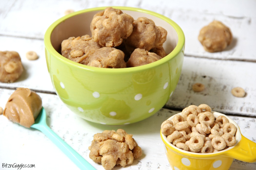 Homemade Peanut Butter Cheerio Dog Treats - Just a few ingredients make these dog treats irresistible to your furry family member!