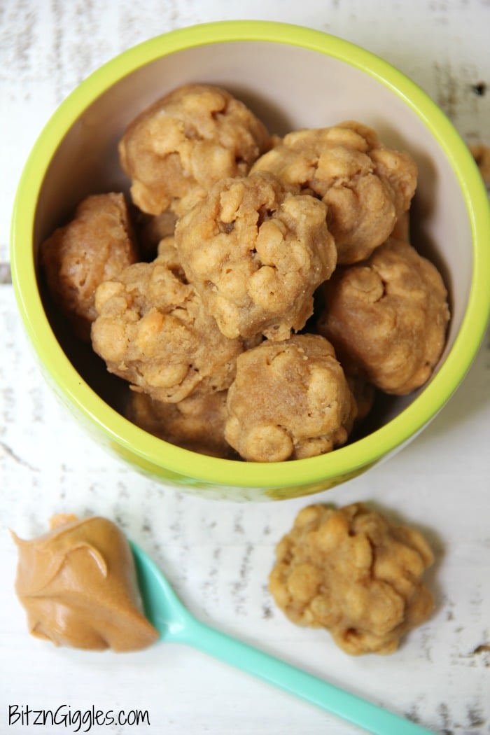 Homemade Peanut Butter Cheerio Dog Treats - Just a few ingredients make these dog treats irresistible to your furry family member!