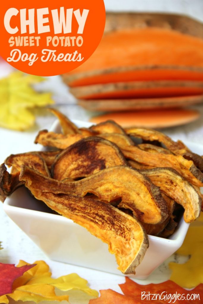 Chewy Sweet Potato Dog Treats - Bitz & Giggles