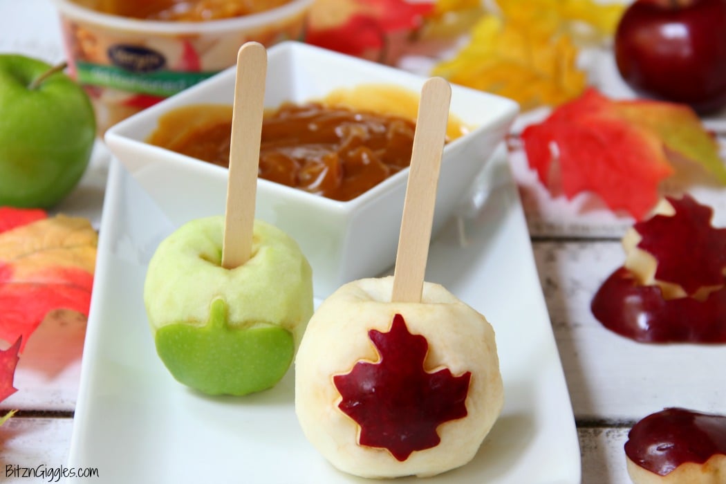 Caramel Apple Carving - Try your hand at some simple apple carving! Use mini cookie cutters to create shapes for delicious dipping fun!