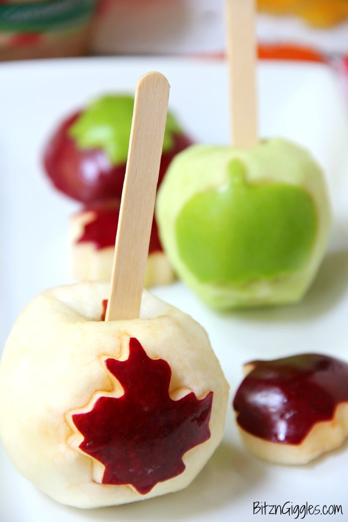 Caramel Apple Carving - Try your hand at some simple apple carving! Use mini cookie cutters to create shapes for delicious dipping fun!