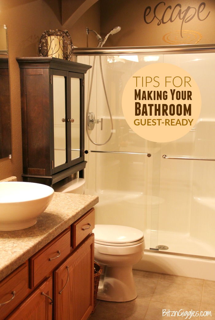Tips for Making Your Bathroom Guest-Ready - There's one room in the home that cannot be missed when planning for company. Here's how to make your bathroom shine and leave a lasting impression on your guests!