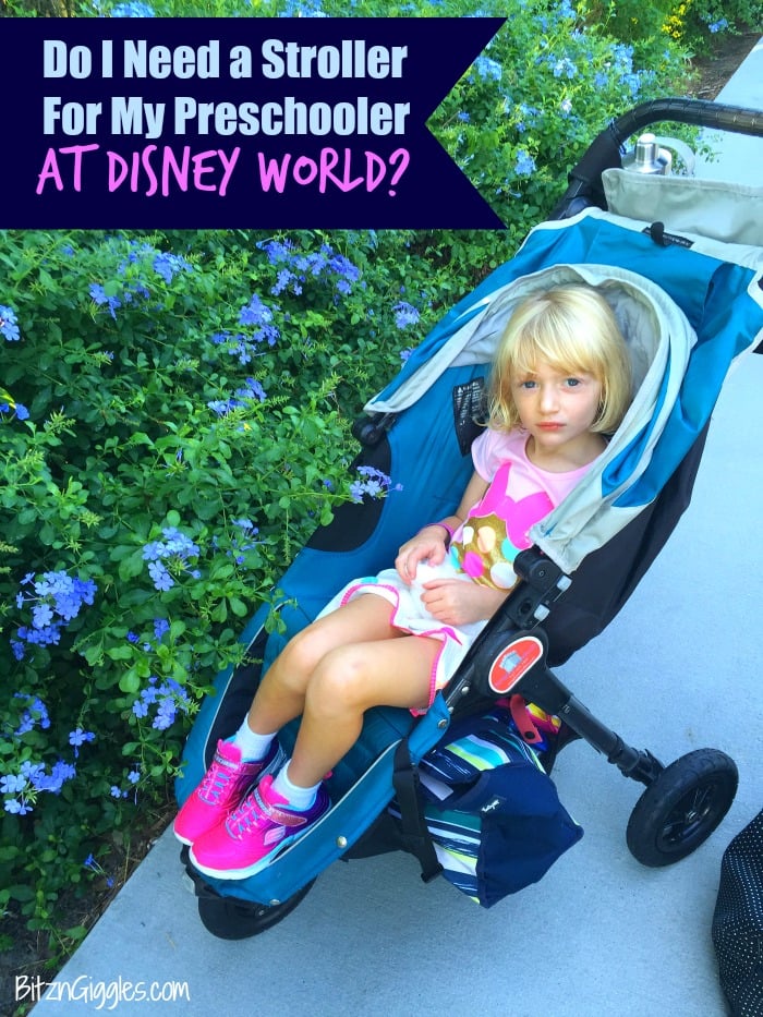 stroller for 4 year old at disney