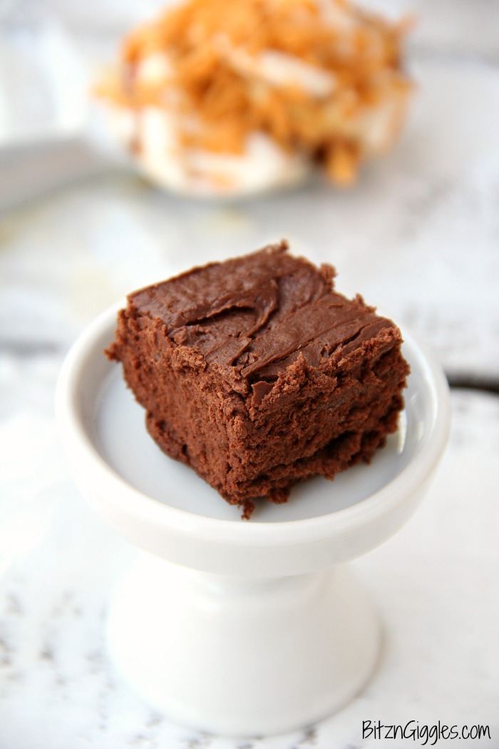Easy Fudge Recipe - Two ingredient creamy fudge made with chocolate chips and your favorite gelato or ice cream!
