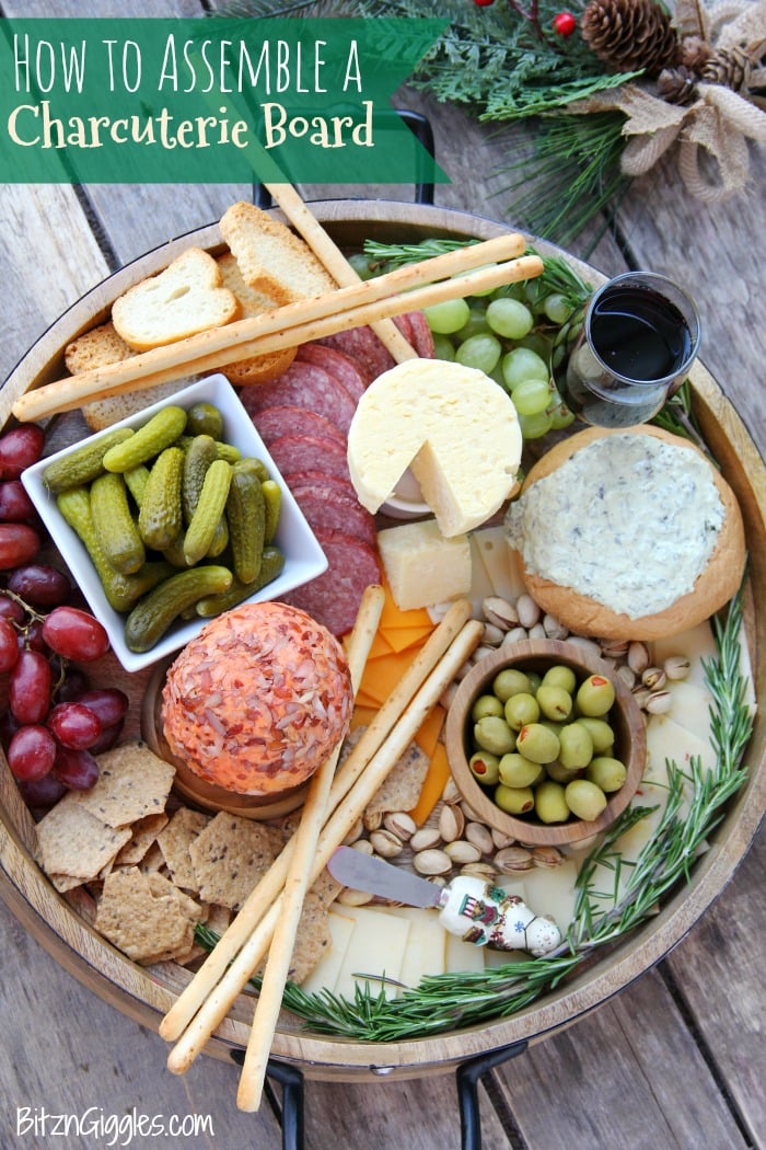 How to Assemble a Charcuterie Board - Step-by-step instructions on how to make your own charcuterie board! This is such an easy and stunning idea for a party!