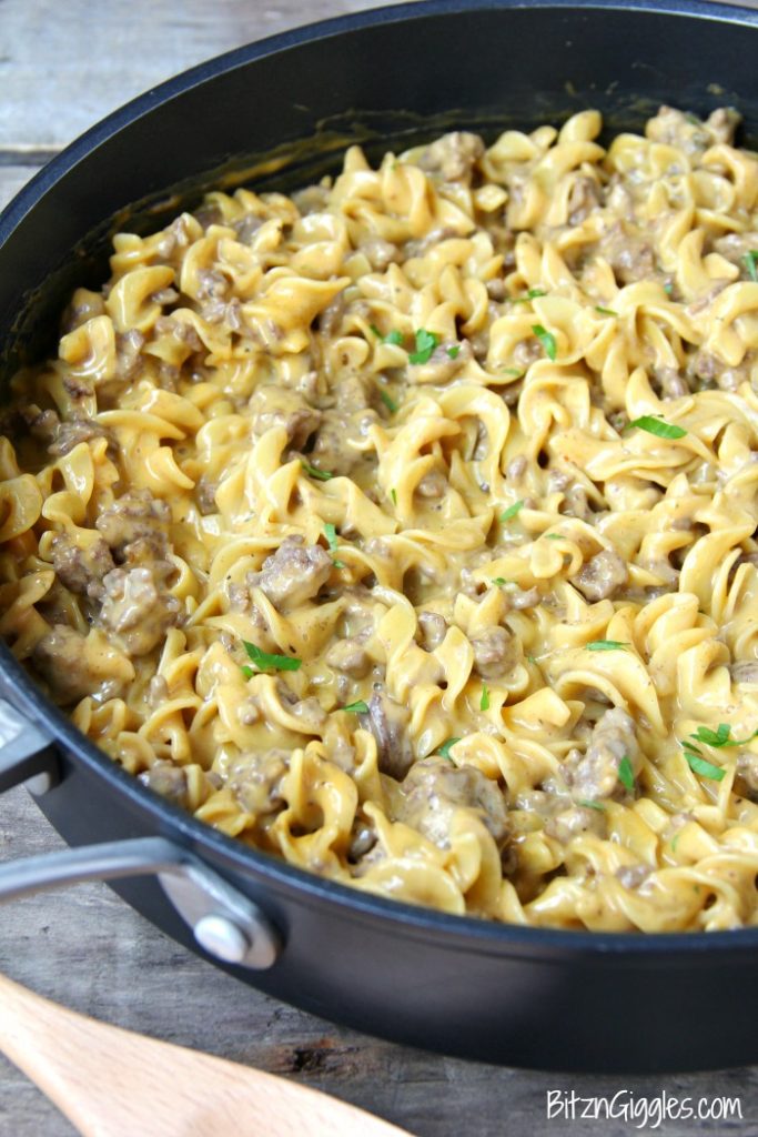 Easy Beef Stroganoff - Bitz & Giggles