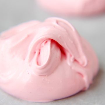 Cherry Jell-O Divinity Candy - Sweet and soft cloud-like candy with a delicate and chewy center!