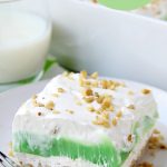 Pistachio Pie Bars - Creamy, four-layer bars with a pie-like crust topped with cheesecake and pistachio deliciousness!