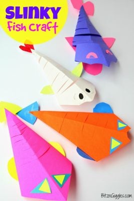 Slinky Fish Craft - Bitz & Giggles