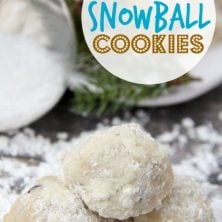 Chocolate Chip Snowball Cookies