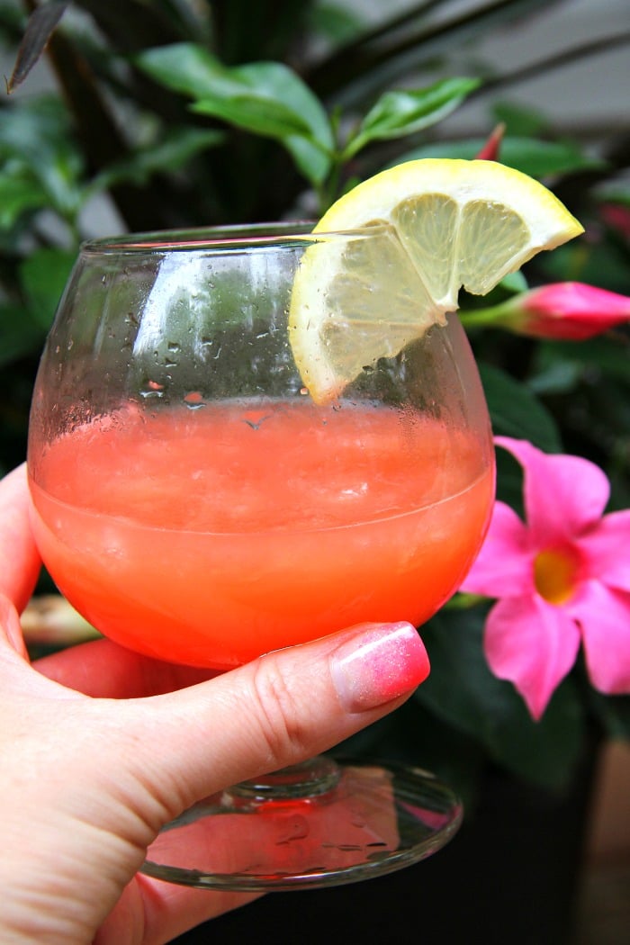 Pink Flamingo Vodka Slush - A refreshing and flavorful slushy drink perfect for parties and BBQs!