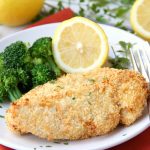 5-Ingredient Air Fryer Lemon Chicken - Chicken tenderloins are dredged in egg and Panko, then air-fried to create a crispy crust. A little salt and squeeze of lemon brings this dish to life!