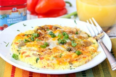 Easy Air Fryer Omelette - Bitz & Giggles