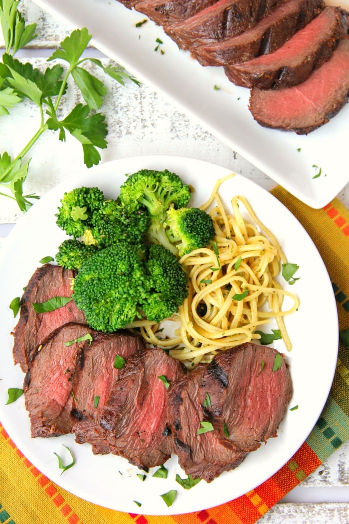 Easy Grilled Venison Backstrap - The best way to prepare venison backstrap! Delicious and flavorful with no gamey taste!