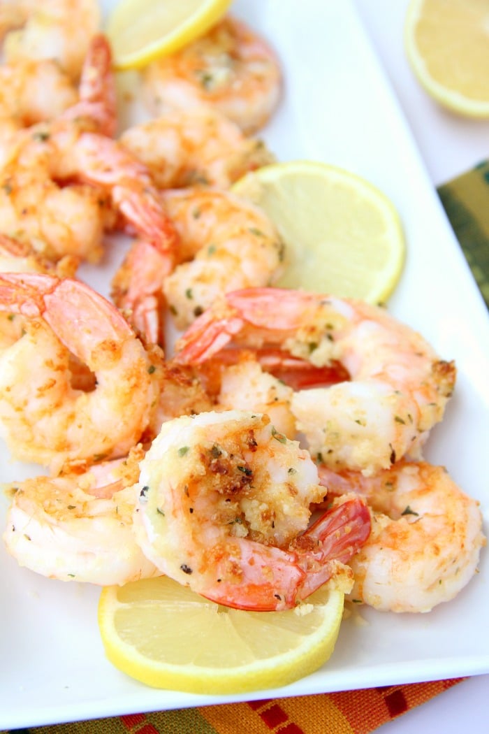 Air Fryer Parmesan Shrimp - Bitz & Giggles