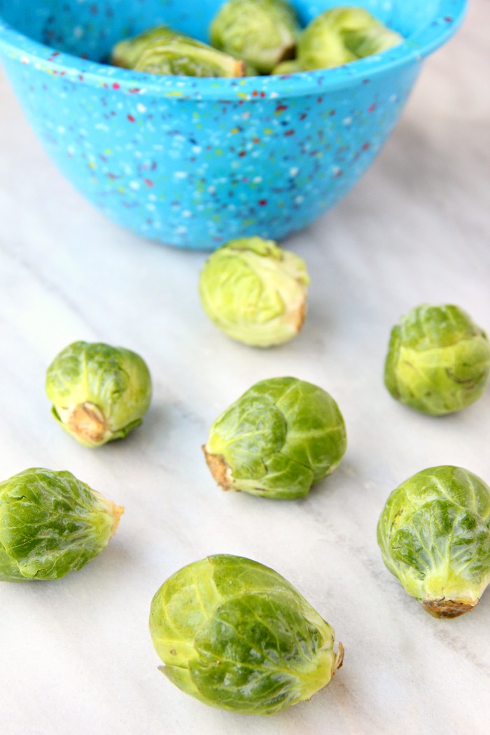 Honey and Balsamic Air Fryer Brussels Sprouts - Crispy and flavorful brussels spouts with notes of honey and balsamic. This is the only way I prepare brussels sprouts now!