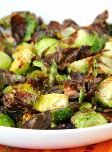 Honey and Balsamic Air Fryer Brussels Sprouts - Crispy and flavorful brussels spouts with notes of honey and balsamic. This is the only way I prepare brussels sprouts now!