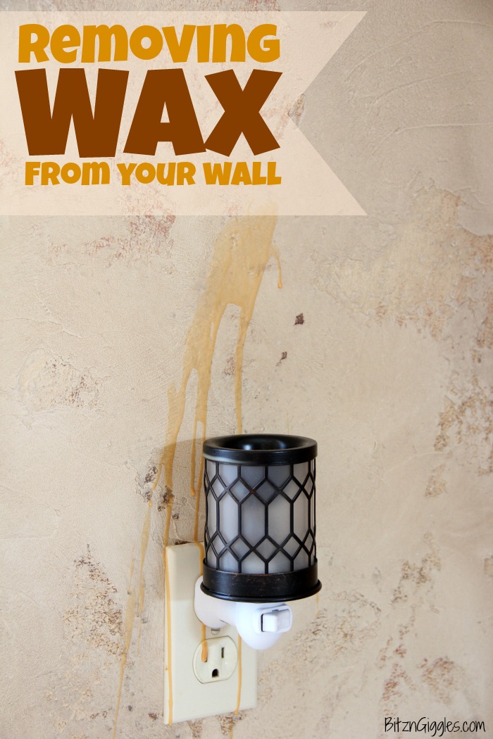 How to Remove Wax From Your Wall - How to remove cooled wax from the wall after your wax warmer accidentally gets bumped!