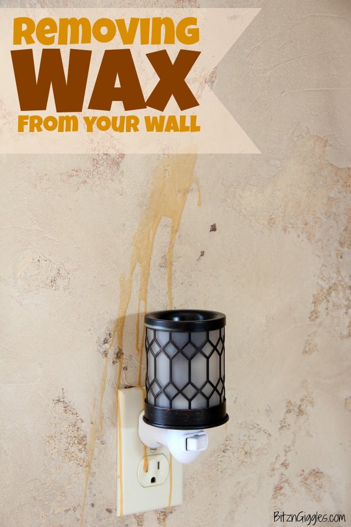 How to Remove Wax From Your Wall - Bitz & Giggles