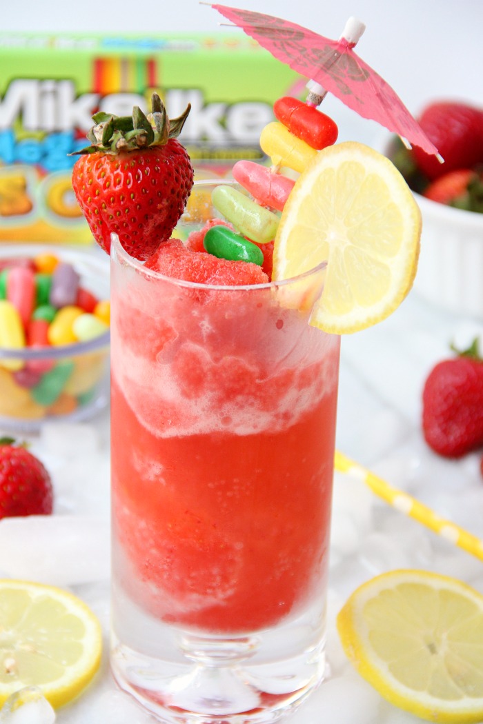 Pink Lemonade Slush - A sweet, tangy and refreshing drink perfect for family gatherings and celebrations.