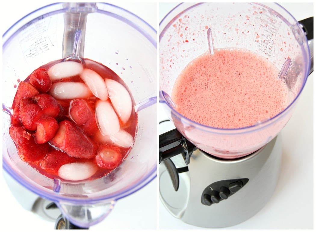 Pink Lemonade Slush - A sweet, tangy and refreshing drink perfect for family gatherings and celebrations.